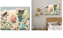 Courtside Market Pig in The Flower Garden Gallery-Wrapped Canvas Wall Art - 18" x 24"